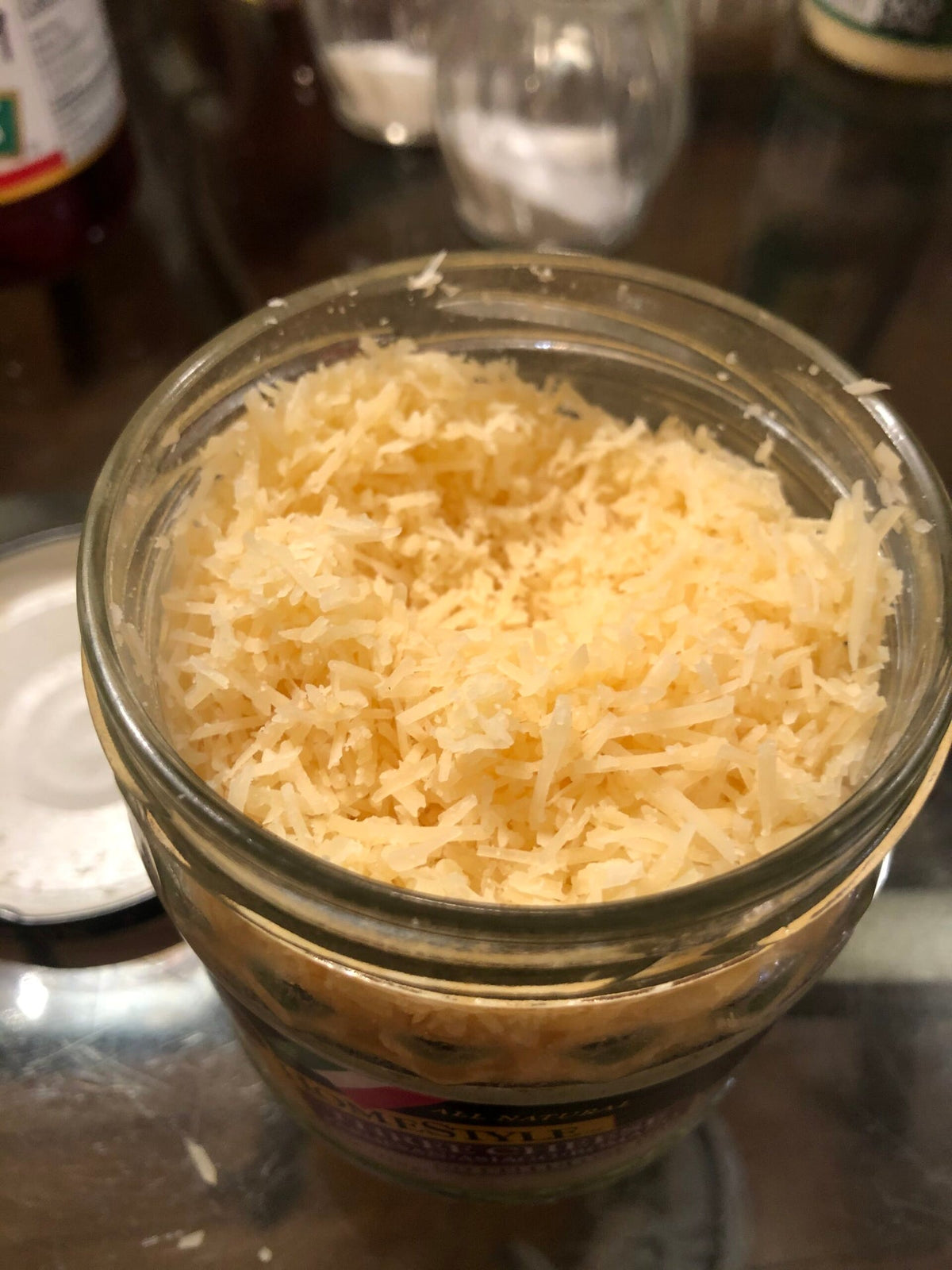 4C HomeStyle Three Cheese Grated Parmesan Asiago Romano 6 oz Jar