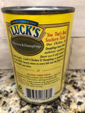 Luck's Chicken and Dumplings 15 oz Can Pastry Biscuit heat & eat Lucks