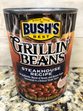 4 Cans of Bush's Grillin' Baked Beans Steakhouse Recipe, 22 oz