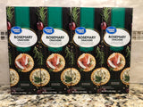 4 packs Great Value Rosemary Crackers 6.5 oz Box Round Cheese Party