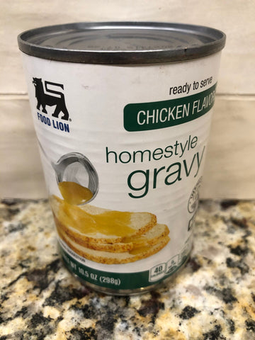 6 CANS Chicken Flavored Homestyle Country Sausage Gravy 10.5 oz potato rice