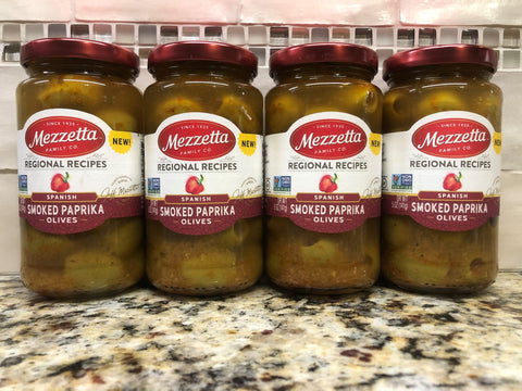 4 JARS Mezzetta Regional Recipe Spanish Smoked Paprika Olives 5 oz Jar