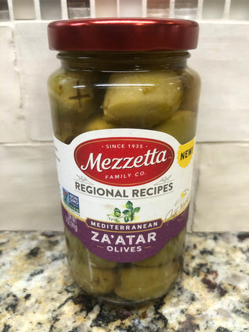 4 JARS Mezzetta Regional Recipe Mediterranean Za'atar Olives 5 oz Jar Hummus