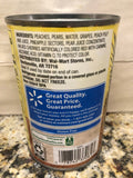 6 Cans of Great Value Chunky Mixed Fruit in 100% Juice, 15 oz