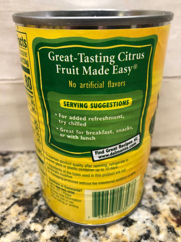 4 Cans of Del Monte Red Grapefruit in Extra Light Syrup, 15 oz