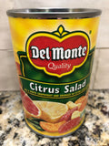 4 CANS Del Monte Orange Sections & Grapefruit in Light Citrus Salad 15 oz can