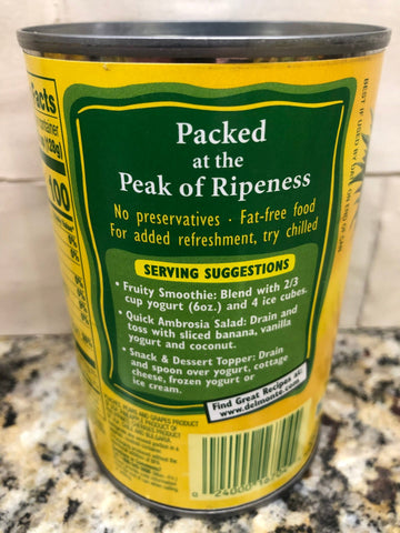 4 Cans of Del Monte Fruit Cocktail, 15.25 oz