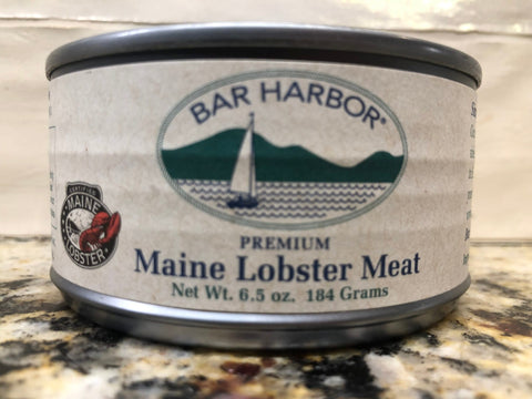 6 CANS Bar Harbor Premium All-Natural Whole Maine Lobster Meat 6.5 oz Can