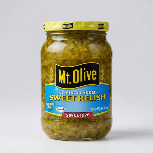 Mount Olive Pickle Sweet Relish No Sugar with Splenda, 16 oz