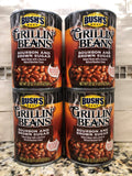 4 CANS Bush's Grillin' Baked Beans Bourbon & Brown Sugar 21.5 oz vegetarian