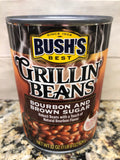 4 CANS Bush's Grillin' Baked Beans Bourbon & Brown Sugar 21.5 oz vegetarian