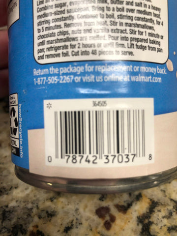 6 Cans Great Value Evaporated Milk 12 oz Can