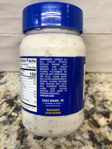 4 Bottles of Duke's Tartar Sauce, 8 oz