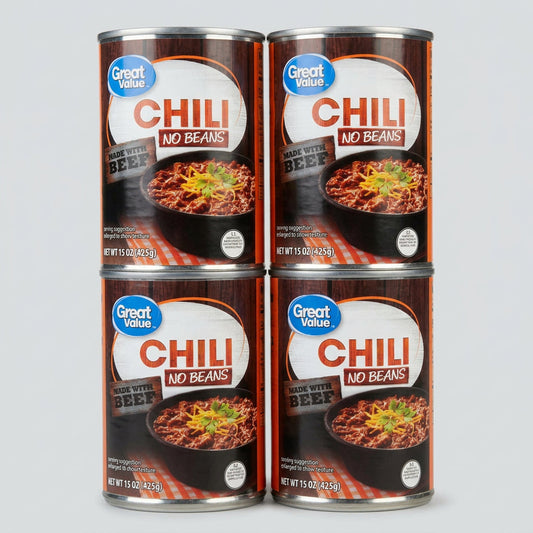 Great Value Chili No Beans, 15 oz