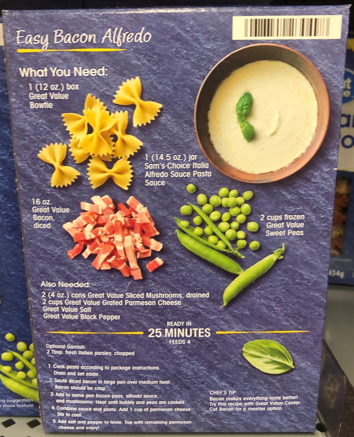 3 Boxes of Great Value Bowtie Pasta, 12 oz
