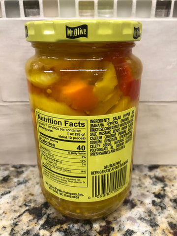3 Jars Mount Olive Sweet 'N' Hot Salad Peppers 12 oz