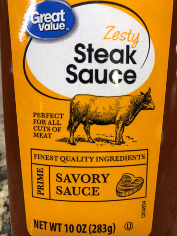 FOUR BOTTLES Heinz 57 Style Great Value Zesty Steak Sauce 10 oz Chicken Meatloaf