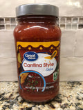 3 Jars Great Value Medium Cantina Style Salsa 24 oz Pepper Dip Picante