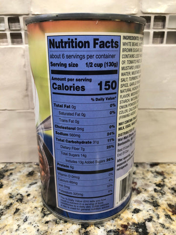 3 Cans of Great Value Brown Sugar Hickory Baked Beans, 28 oz