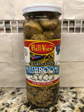 3 JARS Bell-View Fancy Marinated Mushrooms in Oil 16.0 FL OZ pickled tangy