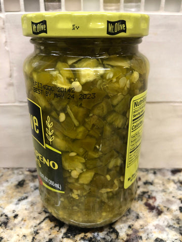 3 Jars Mount Olive Diced Jalapeno Peppers 12 oz