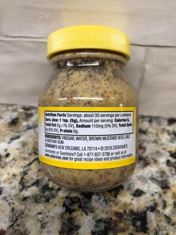 Zatarain's Creole Mustard, 5.25 oz