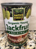 4 CANS Native Forest Organic Young Jackfruit in Water 14 oz can Vegan