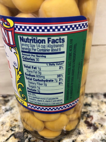 3 Jars of Sclafani Ready to Eat Lupini Beans, 16 oz