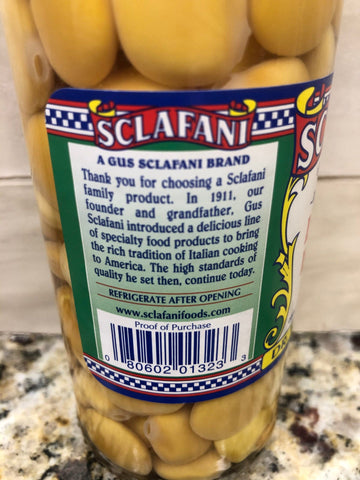 3 Jars of Sclafani Ready to Eat Lupini Beans, 16 oz