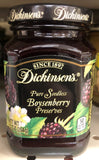 Dickinson's Pure Seedless Boysenberry Preserves 10 oz Jar Jam Jelly