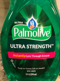 4 BOTTLES Palmolive Ultra Strength Liquid Dish Soap Detergent 10 Fl Oz Kitchen