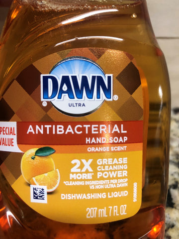 4 BOTTLES Dawn Ultra Orange Dish Liquid 7 Oz Detergent Soap Kitchen 3x