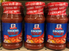 THREE BOTTLES McCormick Extra Hot Cocktail Sauce 10.5 Oz shrimp seafood crab