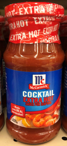 THREE BOTTLES McCormick Extra Hot Cocktail Sauce 10.5 Oz shrimp seafood crab