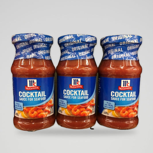 3 Bottles of McCormick Cocktail Sauce, 8 oz