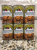 6 CANS Margaret Holmes Southern Style Seasoned Purple Hull Peas 15 oz Can