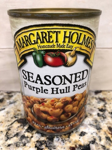 6 Cans of Margaret Holmes Southern Style Seasoned Purple Hull Peas, 15 oz