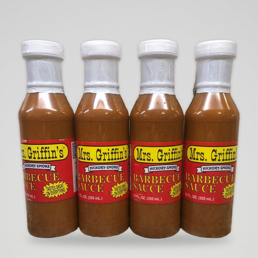 4 Bottles of Mrs. Griffin's Hickory Smoke BBQ Sauce, 12 oz
