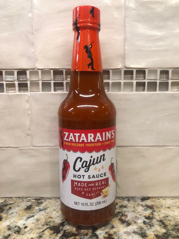 4 BOTTLES Zatarain's Cajun Hot Sauce 10oz Barbecue Fish Louisiana Pork