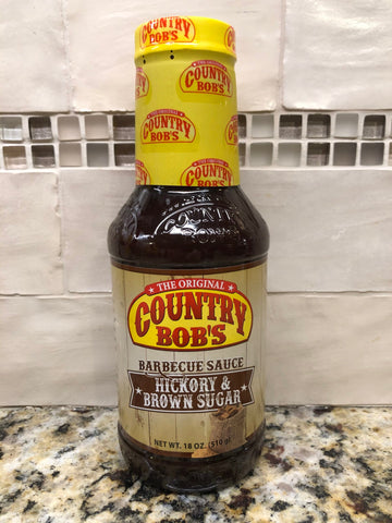 3 Bottles Country Bob’s Hickory & Brown Sugar Barbecue BBQ Sauce 18 oz