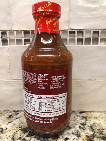 3 Bottles Johnny Harris Bar-B-Cue Sauce Hickory Smoked 18 oz BBQ Beef Pork