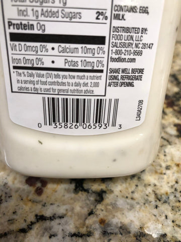 Food Lion Buttermilk Ranch Salad Dressing, 16 oz