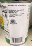 6 Cans of Food Lion Whole Kernel Corn, 15.25 oz