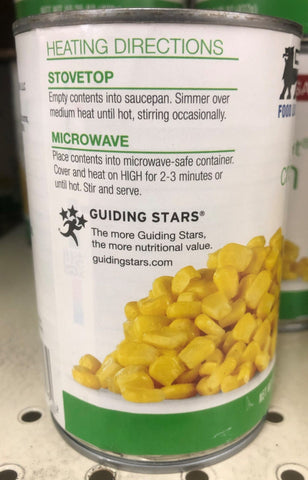 6 Cans of Food Lion No Salt Added Crisp n Sweet Corn, 15.25 oz