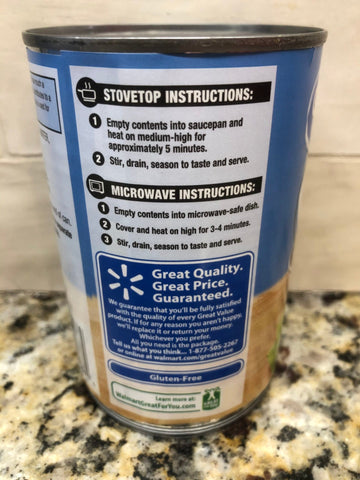 6 Cans of Great Value Sweet Green Peas, 15 oz