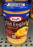 4 JARS Kraft Old English Sharp Cheddar Cheese Spread 5 oz Jar Cracker Dip