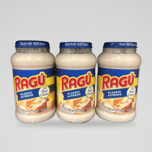 3 Jars of Ragu Classic Alfredo Sauce, 16 oz