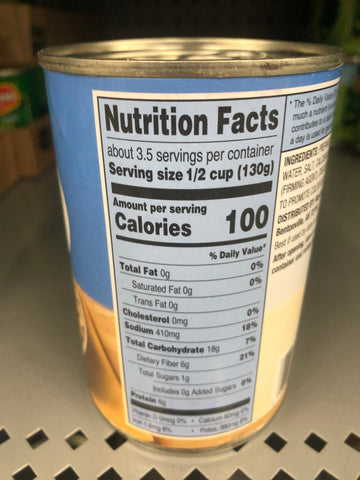 6 Cans of Great Value Great Northern Beans, 15.5 oz