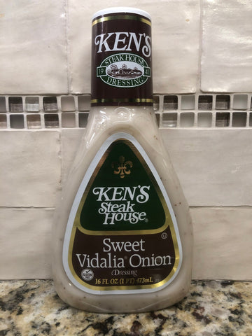 Ken's Steak House Sweet Vidalia Onion Salad Dressing 16 oz Bottle Chicken Sauce