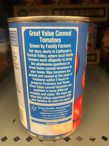 6 CANS Great Value Fire Roasted Tomato Salsa 14.5 oz Can Chip Dip jalapeño